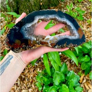 Large Slice of Agate Geode, Just Under a Pound